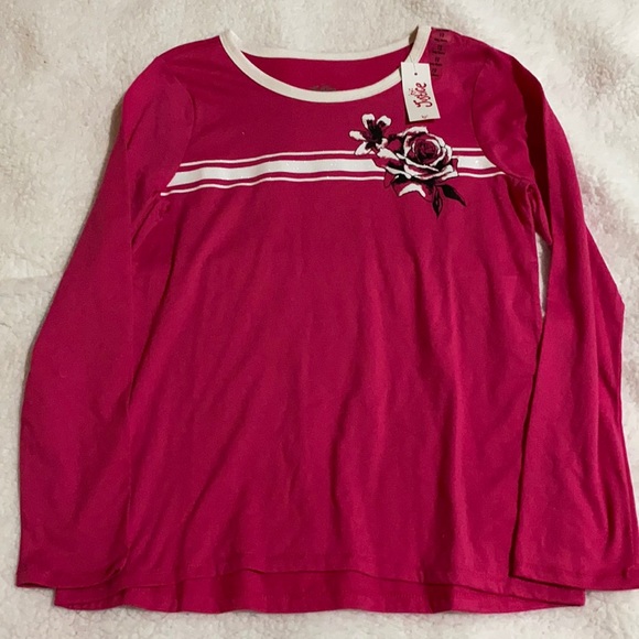 Justice Other - Justice pink rose top 12